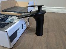Brand New Matte Black Bathroom Faucet For Sale - Photo 5