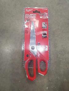 Milwaukee All-Metal Straight Jobsite Scissors