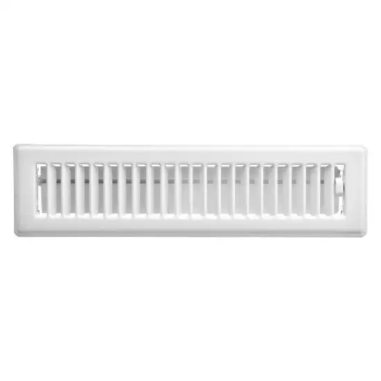 1 REGISTRE DE PLANCHER 2-1/4' X 12' BLANC NEUF NEW RG0179