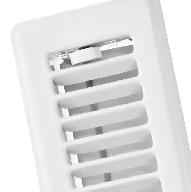 1 REGISTRE DE PLANCHER 2-1/4' X 12' BLANC NEUF NEW RG0179 - Photo 2