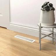 1 REGISTRE DE PLANCHER 2-1/4' X 12' BLANC NEUF NEW RG0179 - Photo 5