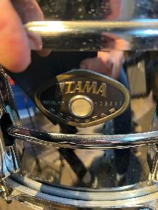 Tama Rockstar snare with stand