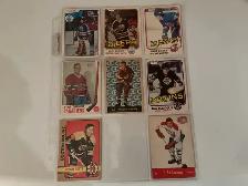 8 Vintage NHL Trading Cards !