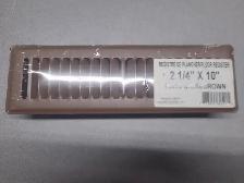 1 REGISTRE DE PLANCHER 2-1/4'' X 10'' BRUN NEUF NEW 6250