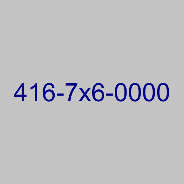 416 Toronto Number 00000 77777 88888