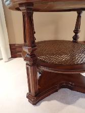 Rounded Side Table with shelf - Photo 4