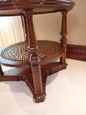 Rounded Side Table with shelf - Photo 6