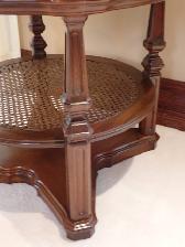 Rounded Side Table with shelf - Photo 7