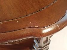 Rounded Side Table with shelf - Photo 8