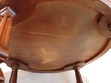 Rounded Side Table with shelf - Photo 9