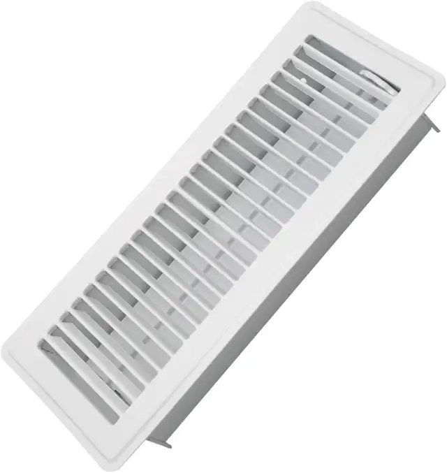 1 REGISTRE DE PLANCHER 4' X 14' BLANC NEUF NEW 35777