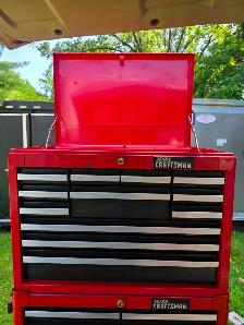 Craftsman 12 Drawers Tool Chest Full Depth Toolbox With 2 Keys - Photo 8