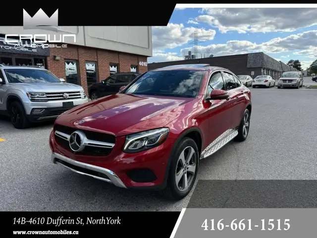 2018 Mercedes-Benz GLC-Class GLC 300 4MATIC Coupe, DISTRONIC PLU