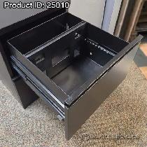 Meridian Black 2 Drawer Legal Pedestal File File - Photo 2