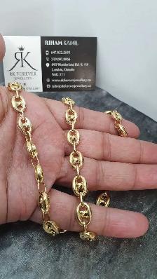 10k yellow gold Gucci Chain # 425_6 - Photo 5