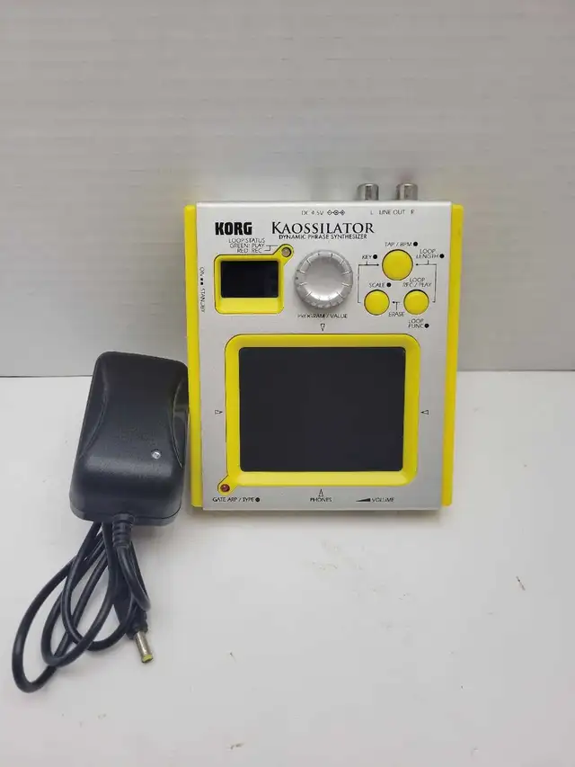 Korg Kaossilator Dynamic Phrase Synthesizer w/adapter