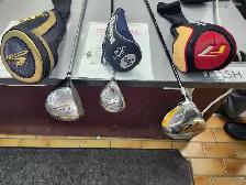 Cobra, Callaway and TaylorMade Golf Clubs