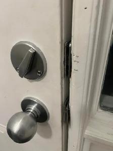 100% any Door closing problems, cracked door frame we can fix, t