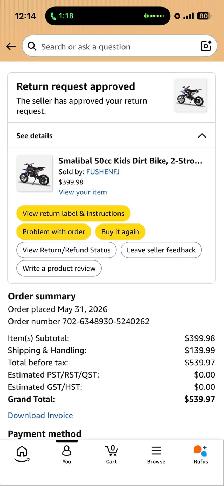 gas/oil dirt bike