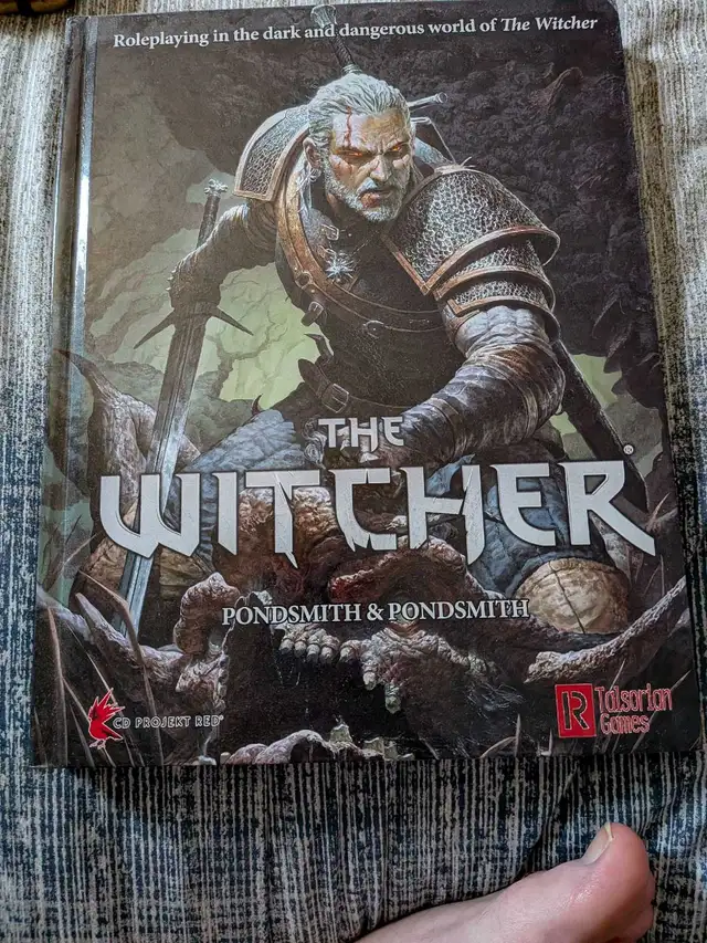 the Witcher .livres je jeux de rôle .