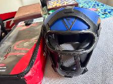 UFC boxing gloves and RDX head gear