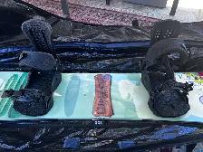 151" CHRIS GRENIER SNOWBOARD WITH UNION BINDINGS