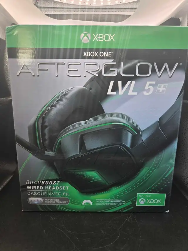NEW XBOX ONE AFTERGLOW LVL 5  WIRED HEADSET