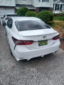 2022 TOYOTA CAMRY SE, GAS MODEL, WHITE, 174,200 KMS,ONE OWNER - Photo 5