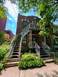 6 ½ lumineux, 3 ch fermées, rénové, équipé | Rosemont