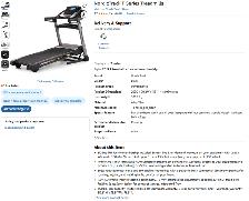 Norditrack T Series Treadmill - T 7.5 S only