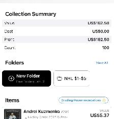 NHL $1-$5 cards great deal