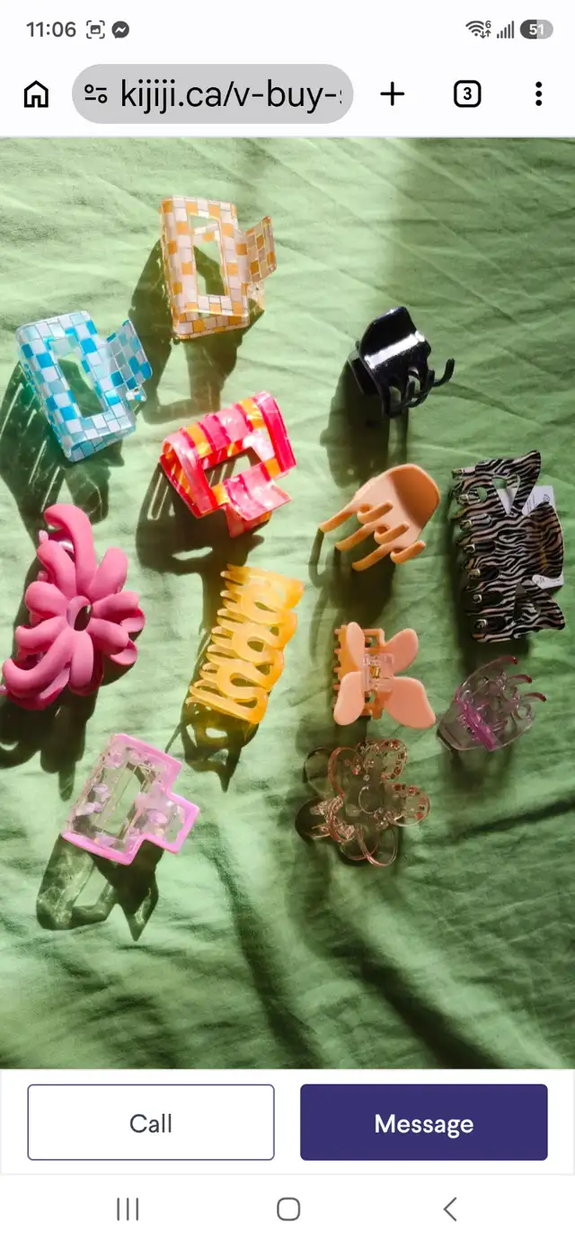 Brand NEW variety whole basket of hairclips for Sale!