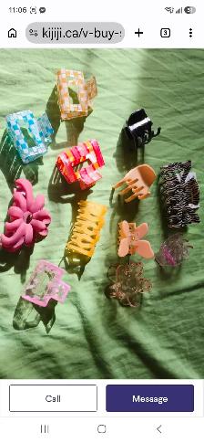 Brand NEW variety whole basket of hairclips for Sale!