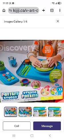 Children's Pottery Studio box set for sale!Brand NEW
