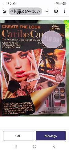 Brand NEW makeup set box! Caribe Sun Goddess Edition!
