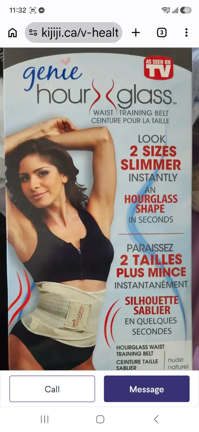 Genie hour glass waist training belt