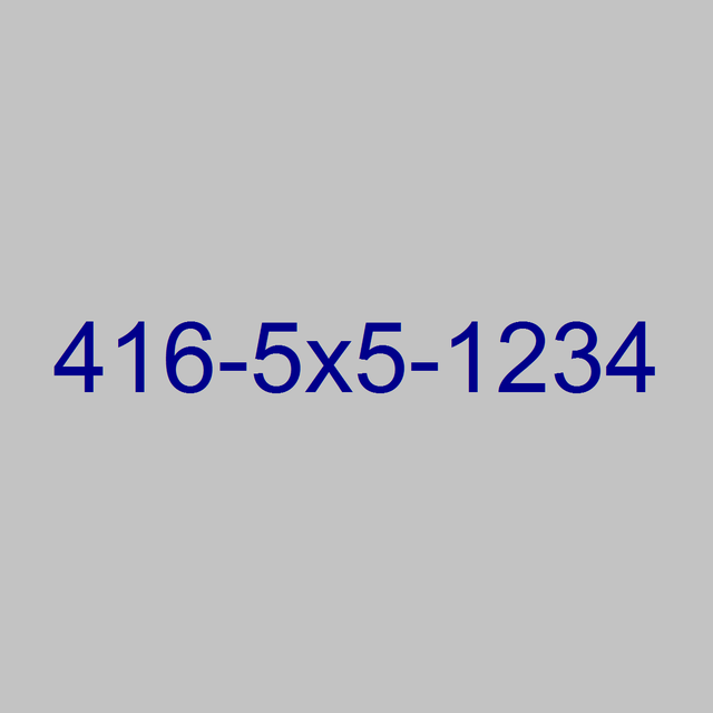 Hard to get 416 Prestige Number available for sale