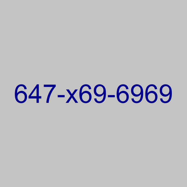 Only here you get 696969 Easy Number 416 Toronto area