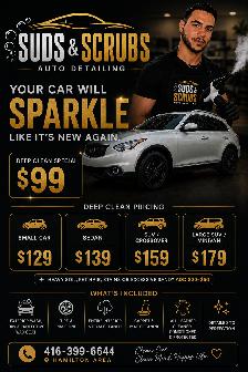SUDS&SCRUBS AUTO DETAILING - MOBILE, AFFORDABLE, THOROUGH!