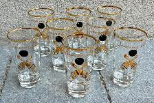 Vintage MCM Highball "Queensway Bowl" Glasses (MINT / Set of 8)