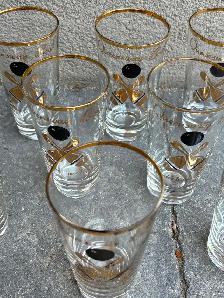 Vintage MCM Highball "Queensway Bowl" Glasses (MINT / Set of 8) - Photo 3