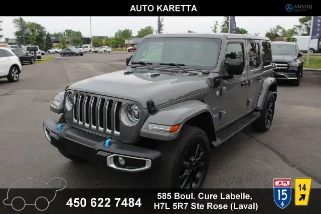 2022 Jeep Wrangler 4xe Unlimited Sahara 4XE plug-in hybrid 2 roo