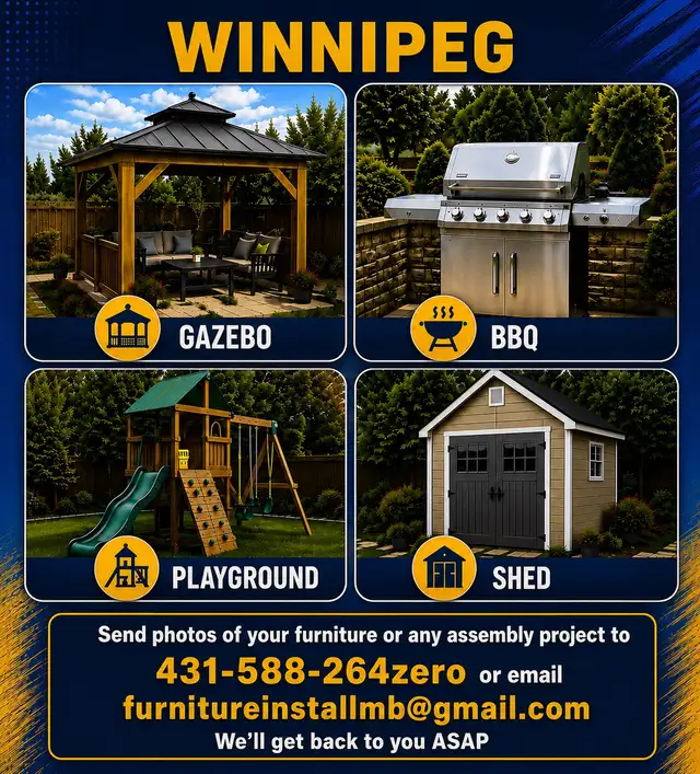 Furniture Assembly Service Winnipeg