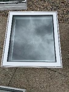 Vinyl triple pane awning window