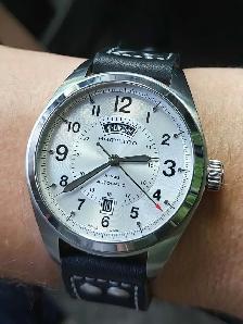 Hamilton - Khaki Field Day Date Auto Silver - 42mm - Photo 4