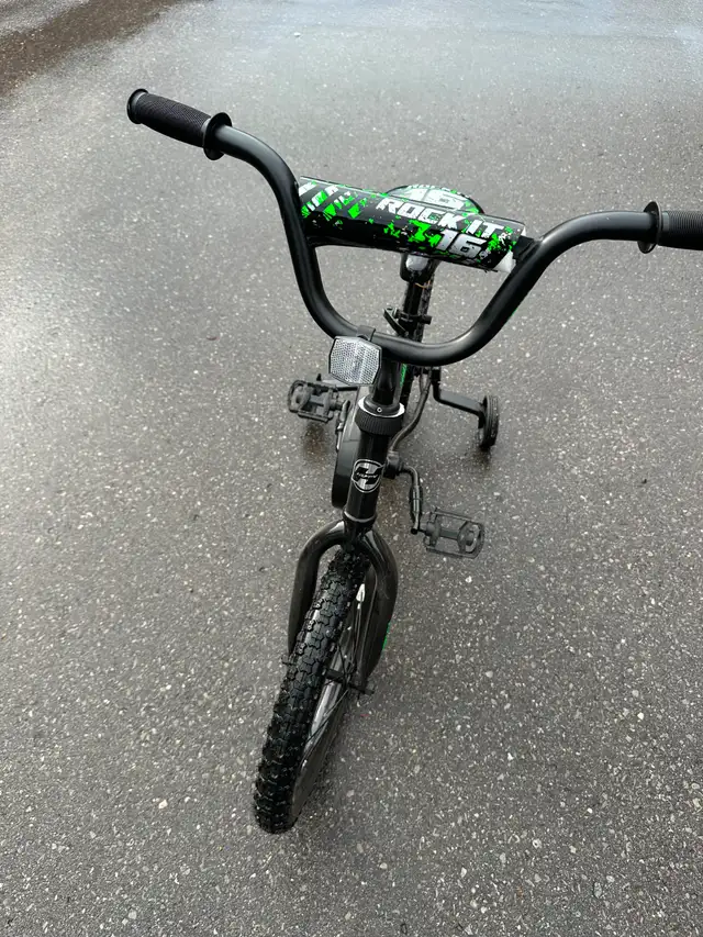 Huffy Rock It 16"Bike with Training Wheels, now only $59 (was$96