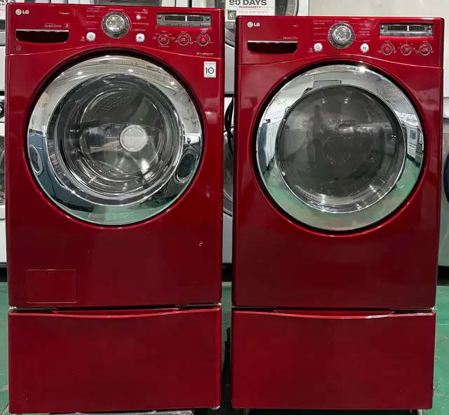 LG Washer & Dryer Set W7523-/D-7524 WITH PEDESTALS   DELIVERY