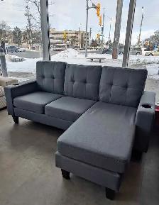L Shaped New 3 Seater Sofa With Free Delivery