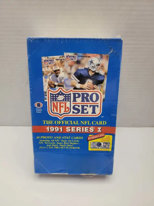NFL Pro Set 1991 Series I Booster Box NEW