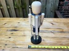 Bearded Toronto Maple Leafs Hockey Wooden Nutcracker Statue ! - Photo 7